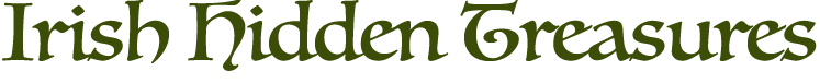 irish hidden treasure words logo